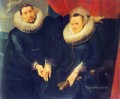 Retrato de una pareja casada, pintor de la corte barroca Anthony van Dyck